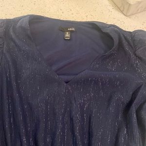 Aqua XS navy dress new without tags